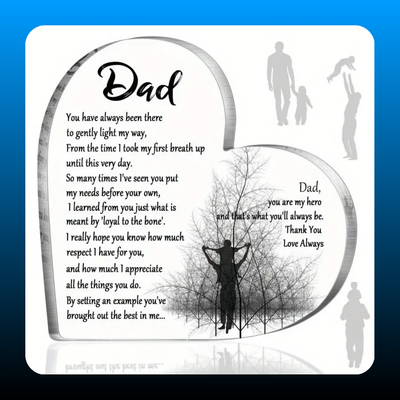 Acrylic Family Keepsake from Son & Daughter
