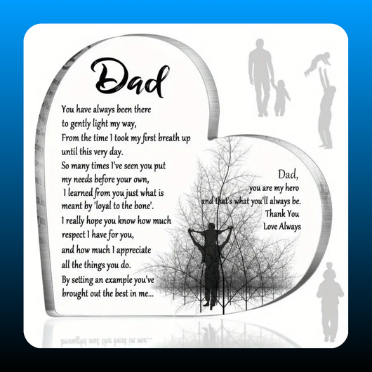 Acrylic Family Keepsake from Son & Daughter