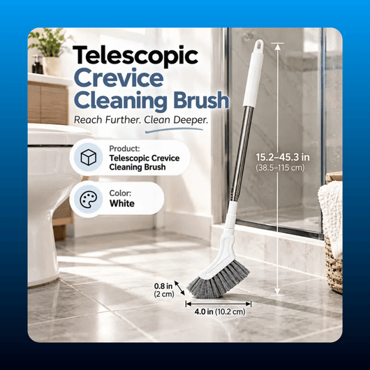 Telescopic Crevice Cleaning Brush