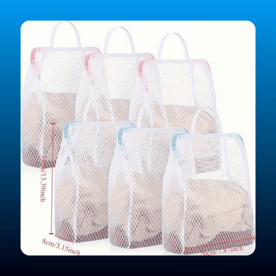 Honeycomb Mesh Laundry Bags (6 Pack)