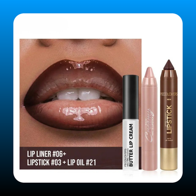 Lip Makeup All In One Kit (3 Pack Set)