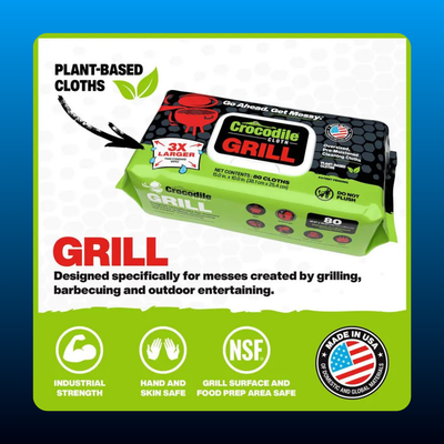 Grill Cleaning Wipes (80 Count)
