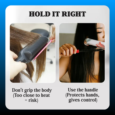 Firm Grip Straightening Comb