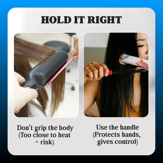 Firm Grip Straightening Comb