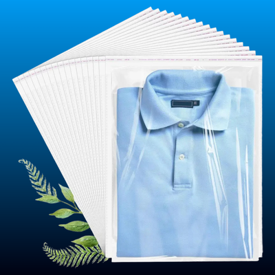 Resealable Clear Poly Bags (70 PCS)