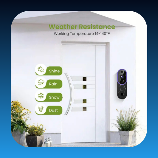 Wireless Smart Video Doorbell Camera
