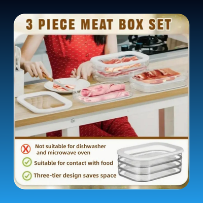 3-Layer Reusable Food Storage Container