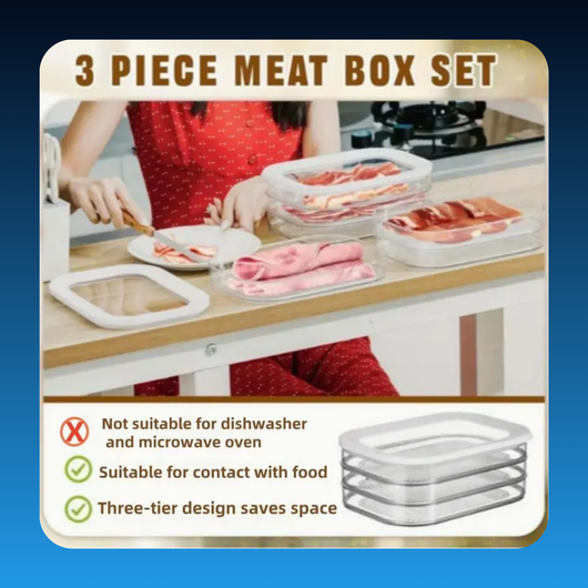 3-Layer Reusable Food Storage Container
