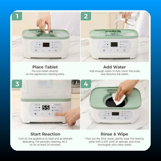 Milk & Limescale Removal Descaling Tablets