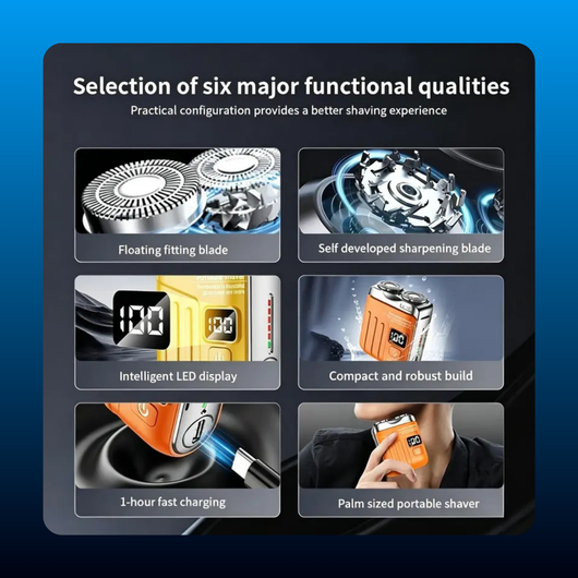 Portable Rechargeable Electric Shaver