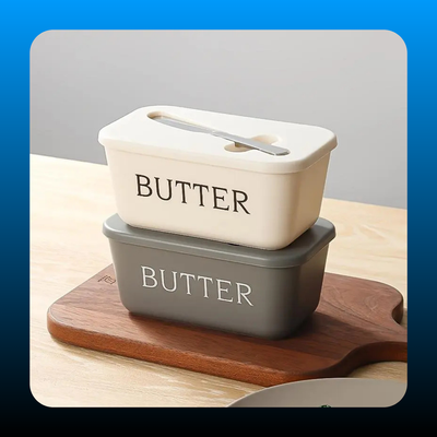 Butter Box and Butter Knife Set