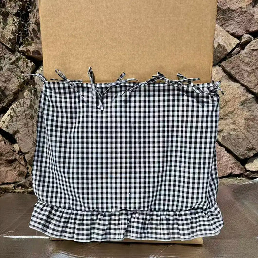 Handmade Farmhouse Oven Skirt Curtain