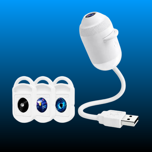 2-in-1 Galaxy Projector Night Light