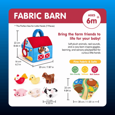 Farm Barn Playset with Animal Sounds