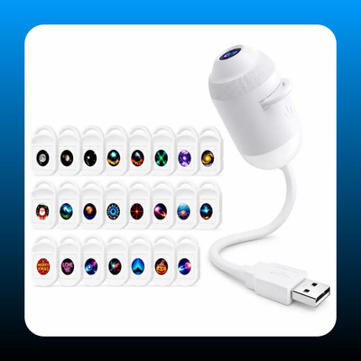 2-in-1 Galaxy Projector Night Light