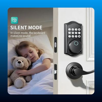 Keyless Entry Deadbolt with Handle Set
