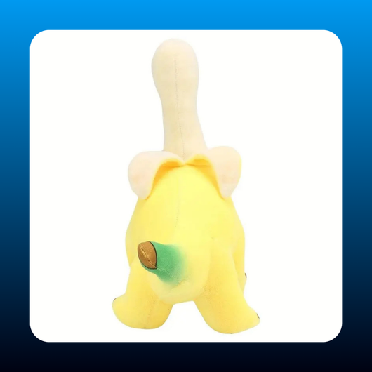 Cute Banana Brontosaurus Design Plush Toy