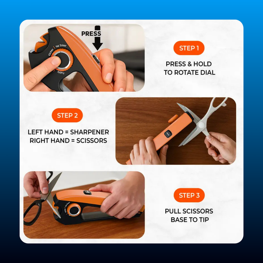 Rotary Scissor Sharpener