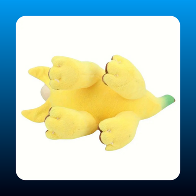 Cute Banana Brontosaurus Design Plush Toy