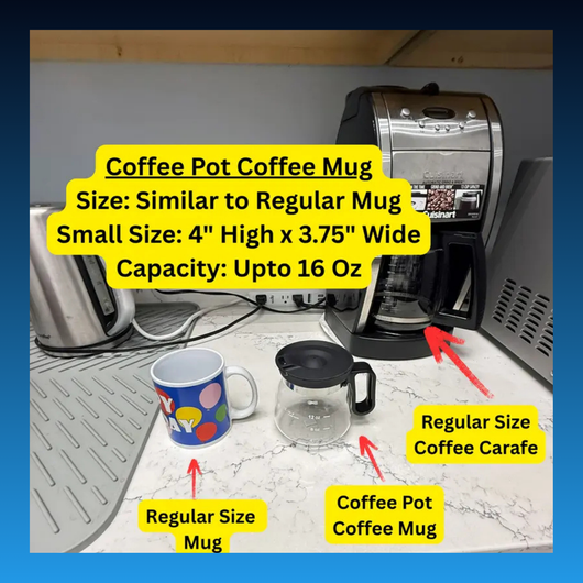 Coffee Mug in Coffee Pot Shape