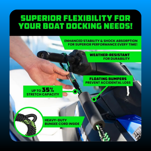 Heavy-Duty Bungee Dock Ropes