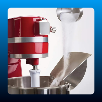 Stainless Steel Smooth Pouring Chute Mixer Accessory