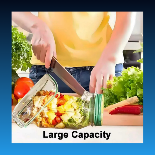 Mason Jar Meal Prep Storage Container