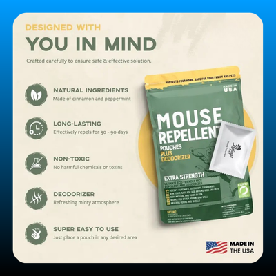 Ready to Use Mouse Repellent Pouches