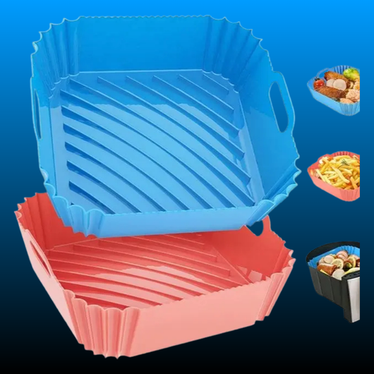 Silicone Air Fryer Square Liners (2 Pack)