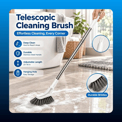 Telescopic Crevice Cleaning Brush
