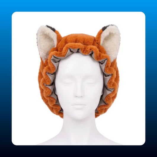 Fox Ear Satin Sleep Bonnet