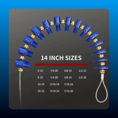 Detachable Nut and Bolt Size Gauge