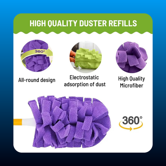 Washable Microfiber Duster and Handle