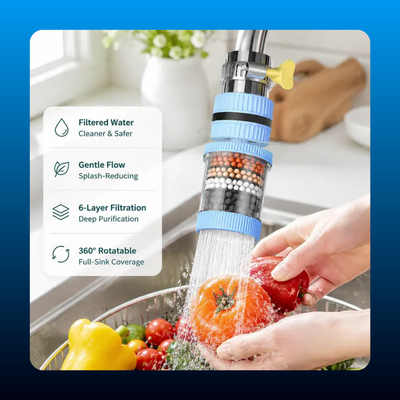 6-Layer Kitchen Sink Water Filter