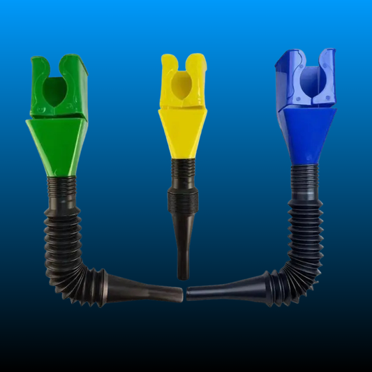 Funnel with Flexible Hose and Filter (3 Pack)