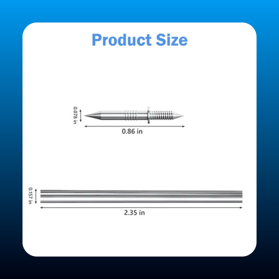 100 Counts Double-Headed Skirting Thread Seamless Nail Non Marking
