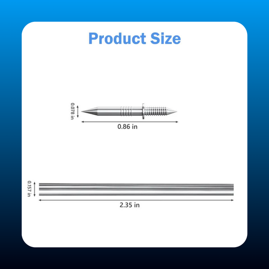 100 Counts Double-Headed Skirting Thread Seamless Nail Non Marking