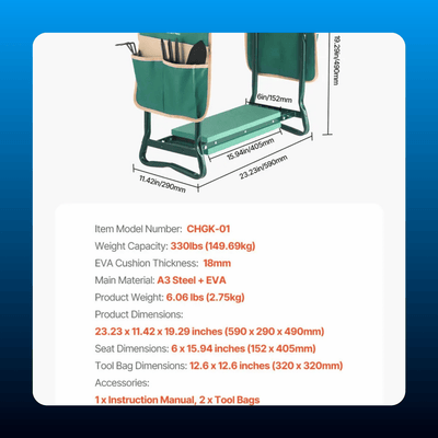 Garden Kneeler and Seat