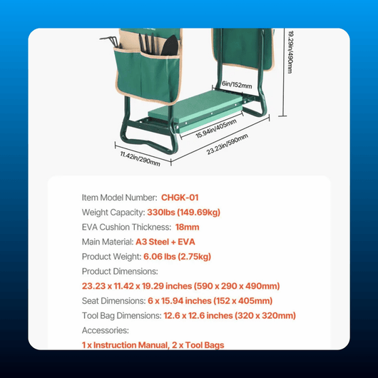 Garden Kneeler and Seat