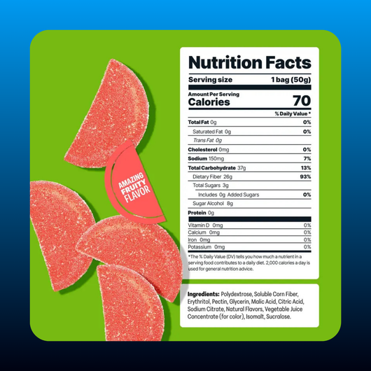 Low Calorie Watermelon Real Fruit Juicy Sour Sweet Natural Gummies