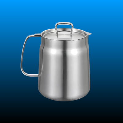 Stainless Steel Deep Fryer Pot with Basket & Strainer