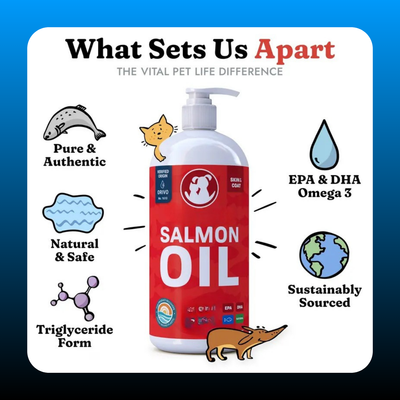Salmon Oil for Dogs & Cats (8 oz.)