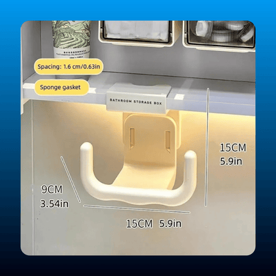 Punch-Free U-Shaped Paper Towel Holder