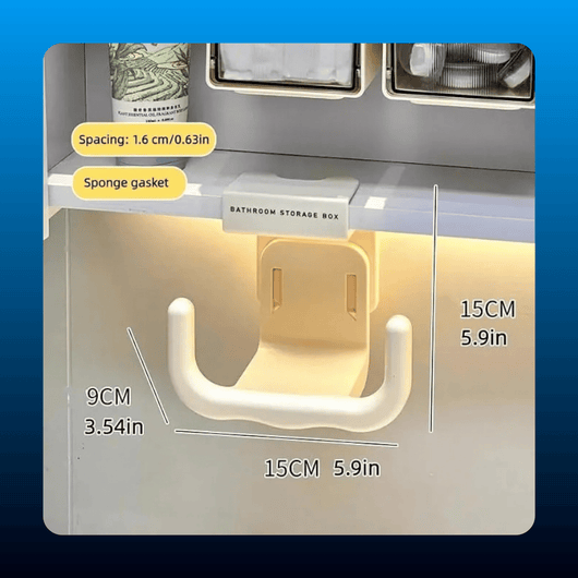 Punch-Free U-Shaped Paper Towel Holder