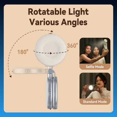 3-in-1 Magnetic Mirror Selfie Light