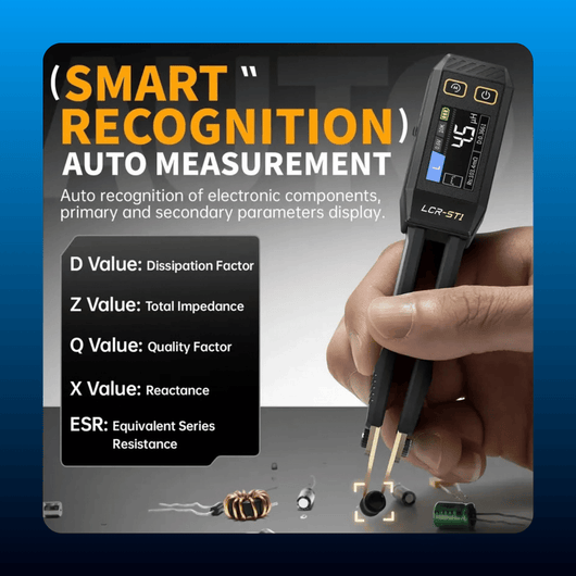 LCR Smart Tweezers Component Tester