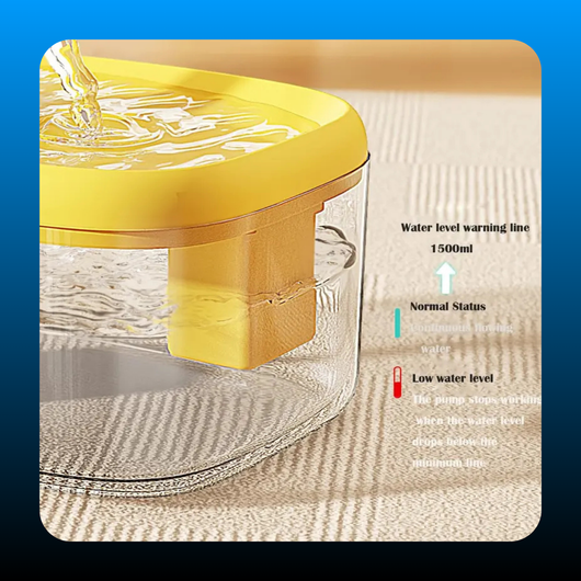 Transparent Automatic Pet Drinking Dispenser