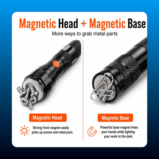 4-in-1 Telescoping Magnetic Pickup Tool
