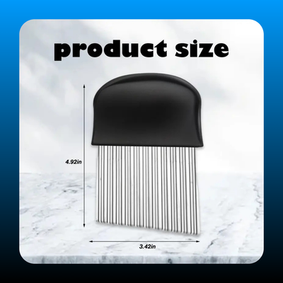 Stainless Steel Crinkle Potato Cutter (2 Pack)