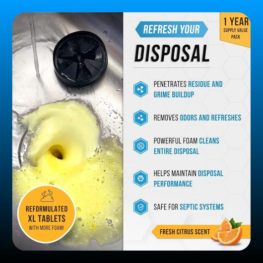 Garbage Disposal Cleaner Deodorizer Tablets
